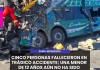 MOQUEGUA | CINCO PERSONAS FALLECIERON EN TRÁGICO ACCIDENTE; UNA MENOR DE 12 AÑOS AÚN NO HA SIDO IDENTIFICADA
