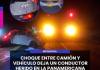 MOQUEGUA | CHOQUE ENTRE CAMIÓN Y VEHÍCULO DEJA UN CONDUCTOR HERIDO EN LA PANAMERICANA SUR