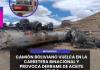 MOQUEGUA | CAMIÓN BOLIVIANO VUELCA EN LA CARRETERA BINACIONAL Y PROVOCA DERRAME DE ACEITE CRUDO
