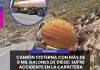MOQUEGUA | CAMIÓN CISTERNA CON MÁS DE 8 MIL GALONES DE DIÉSEL SUFRE ACCIDENTE EN LA CARRETERA BINACIONAL