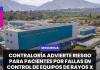 MOQUEGUA | CONTRALORÍA ADVIERTE RIESGO PARA PACIENTES POR FALLAS EN CONTROL DE EQUIPOS DE RAYOS X EN HOSPITAL DE MOQUEGUA
